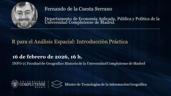 Taller: R para el Análisis Espacial. Introducción Práctica